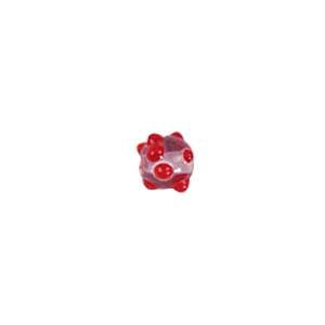 Bumpy raised small size Glass Beads 3824