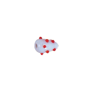 Bumpy raised small size Glass Beads 3848