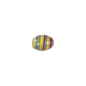 Multi color striped stringer Glass Beads 3869