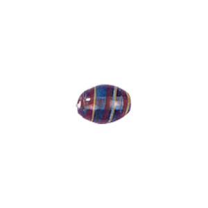 Multi color striped stringer Glass Beads 3870