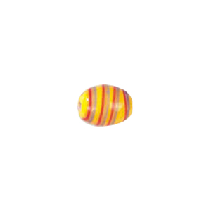 Multi color striped stringer Glass Beads 3871