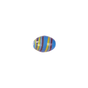 Multi color striped stringer Glass Beads 3872