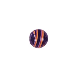Multi color striped stringer Glass Beads 3886