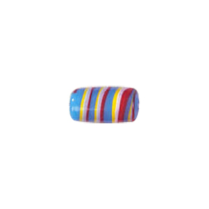 Multi color striped stringer Glass Beads 3914