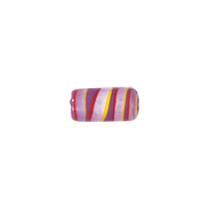 Multi color striped stringer Glass Beads 3916