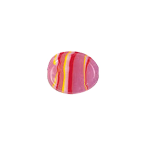 Multi color striped stringer Glass Beads 3940