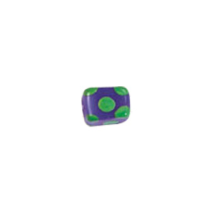Dotted Candy Frosted Glass Beads 4045