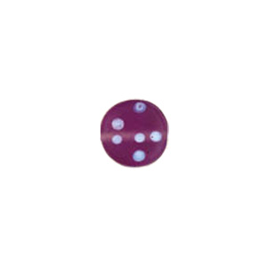 Dotted Candy Frosted Glass Beads 4069