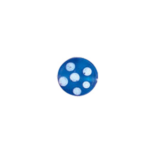 Dotted Candy Frosted Glass Beads 4073