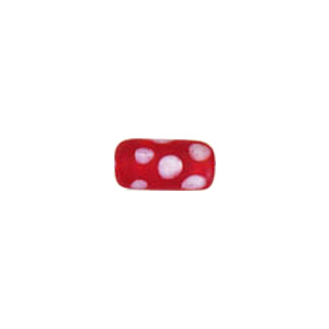 Dotted Candy Frosted Glass Beads 4095