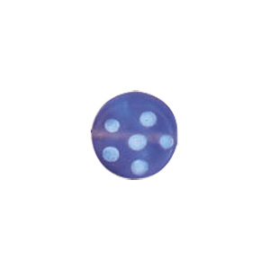 Dotted Candy Frosted Glass Beads 4107