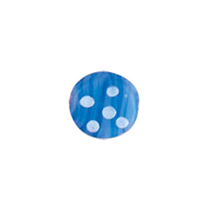 Dotted Candy Frosted Glass Beads 4108