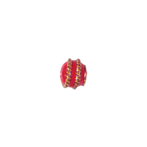 Twisted stripes raised Lamp Glass Beads 4228