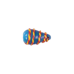Twisted stripes raised Lamp Glass Beads 4244