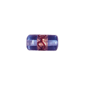 Gold band w or swirly design Lampworked Glass Beads 4248
