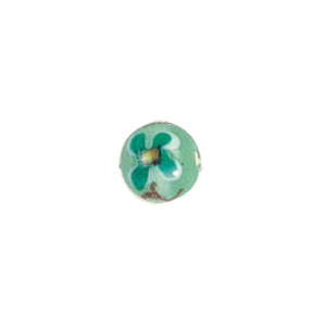 Flower design Lampworked Glass Beads 4279