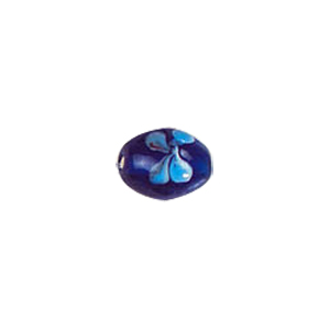 Flower design Lampworked Glass Beads 4284