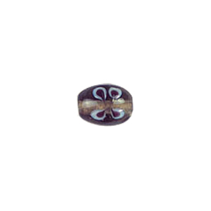 Flower design Lampworked Glass Beads 4287