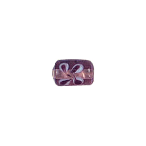 Flower design Lampworked Glass Beads 4293