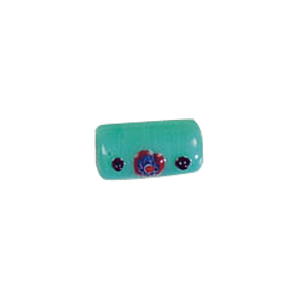 Millefiori Fusion Glass Beads 4345