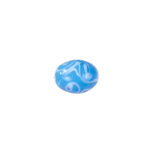 Swirly Lampworked Glass Beads 4371