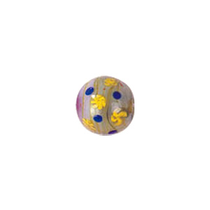 Twisty Swirly Lampworked Glass Beads 4407