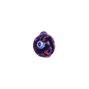 Multi layered Bumpy Beads with dots and swirls Lampworked Glass Beads 4433