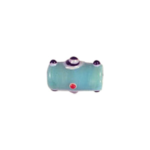 Multi layered Bumpy Beads with dots and swirls Lampworked Glass Beads 4459