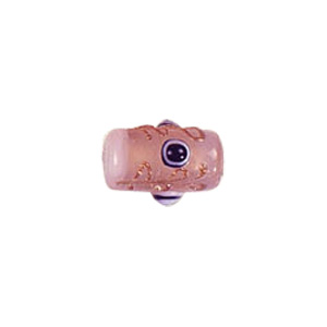 Multi layered Bumpy Beads with dots and swirls Lampworked Glass Beads 4470