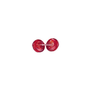 Donut Beads w or big hole Glass Beads 4506