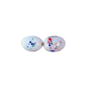 Multi color flakes fuseion Glass Beads available in single and multi color colors tones 4654
