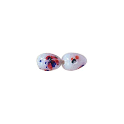 Multi color flakes fuseion Glass Beads available in single and multi color colors tones 4655