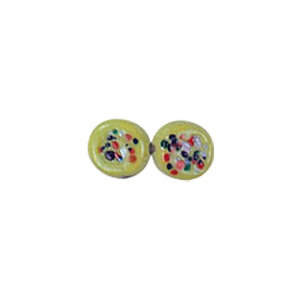 Multi color flakes fuseion Glass Beads available in single and multi color colors tones 4664