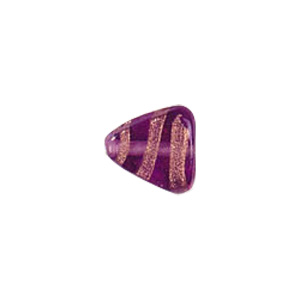Goldstone striped Lampworked Glass Beads 4668