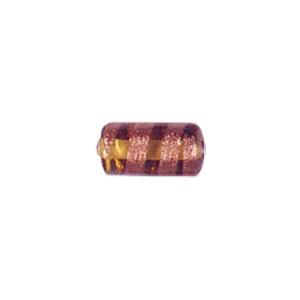 Goldstone striped Lampworked Glass Beads 4677