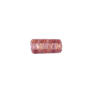 Goldstone striped Lampworked Glass Beads 4681