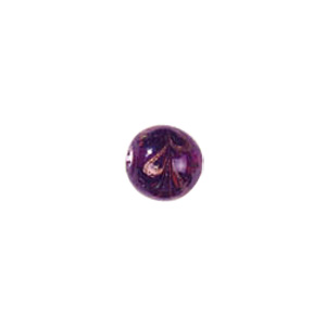 Goldstone swirl pattern with fused glass flakes Lampworked Glass Beads 4687