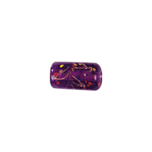 Goldstone swirl pattern with fused glass flakes Lampworked Glass Beads 4699