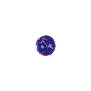 Goldstone swirl pattern with fused glass flakes Lampworked Glass Beads 4716