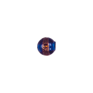 Goldstone band with dots Lampworkerd Glass Beads 4761