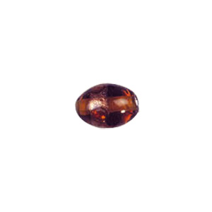 Goldstone band with dots Lampworkerd Glass Beads 4774