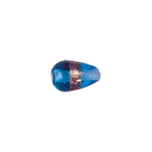 Goldstone band with dots Lampworkerd Glass Beads 4791
