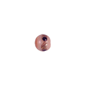 Goldstone band with dots Lampworkerd Pastel Glass Beads 4840