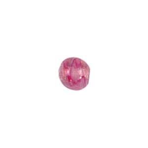 Color lined 2 tone w or Gold Band and Millefiori Lampworked Glass Beads 4927