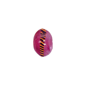 Color lined triangle Glass Beads w or twisted band designs 5000