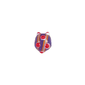 Multi stringer Lampwork Glass Beads w or  bumpy dots 5024