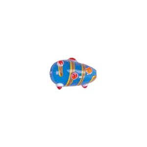 Multi stringer Lampwork Glass Beads w or  bumpy dots 5032