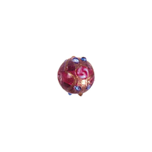 Goldstone Lampworked Medium size Glass Beads 5146