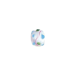 Swirly stringer w or Bumpy Round Lampworked Glass Beads 5262