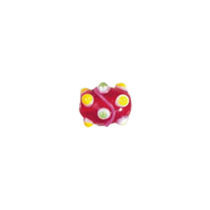 Swirly stringer w or Bumpy Oval Lampworked Glass Beads 5278